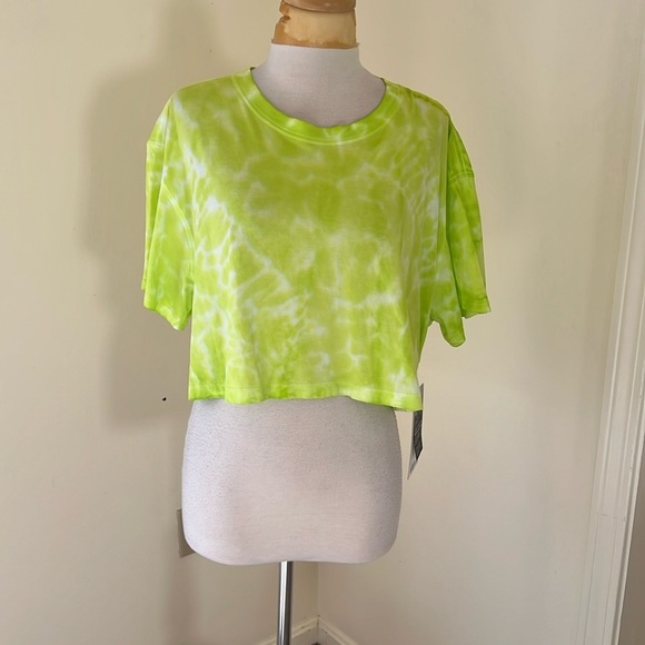 New! Lululemon SZ 12, tie die all yours cropped tee. - Picture 1 of 8